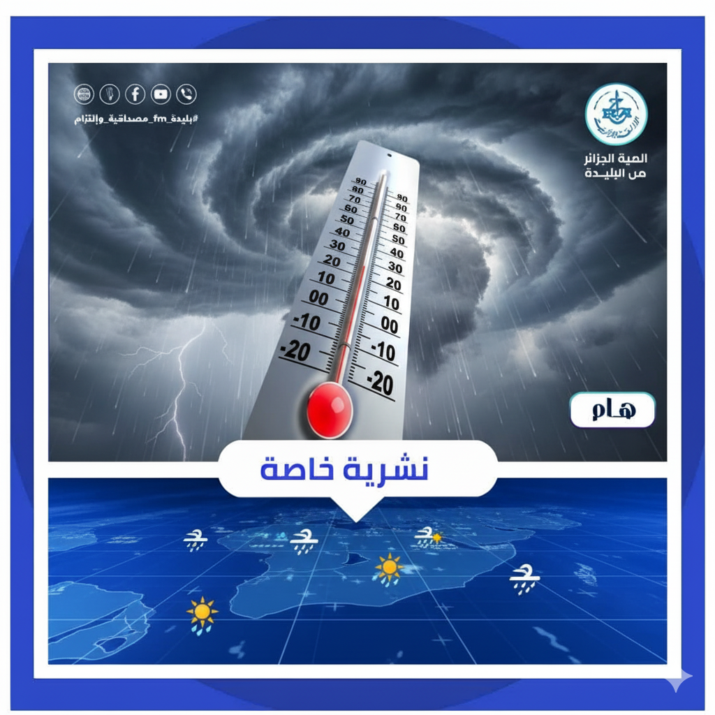 #نشرة_جوية_خاصة (أمطار)